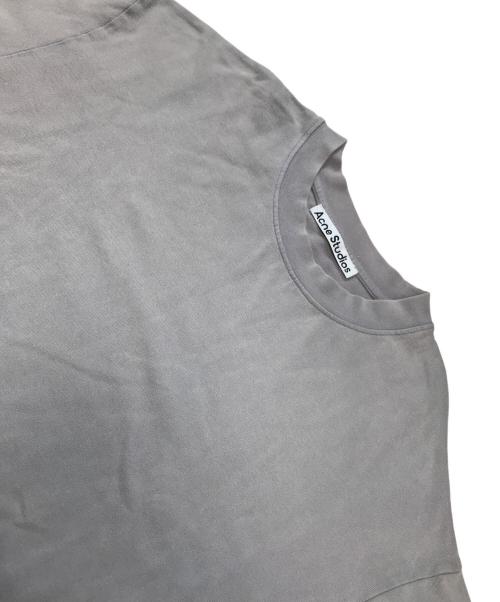 Acne studios（アクネ ストゥディオズ）Acne studios (アクネ ストゥディオズ) ロゴTシャツ グレー サイズ:Sの古着・服飾アイテム