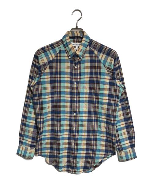 COMME des GARCONS SHIRT（コムデギャルソンシャツ）COMME des GARCONS SHIRT (コムデギャルソンシャツ) BDチェックシャツ スカイブルー サイズ:Mの古着・服飾アイテム