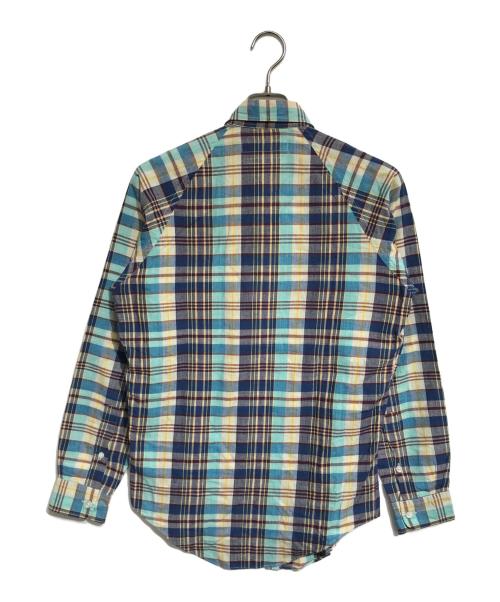 COMME des GARCONS SHIRT（コムデギャルソンシャツ）COMME des GARCONS SHIRT (コムデギャルソンシャツ) BDチェックシャツ スカイブルー サイズ:Mの古着・服飾アイテム