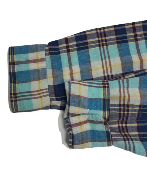 COMME des GARCONS SHIRT（コムデギャルソンシャツ）COMME des GARCONS SHIRT (コムデギャルソンシャツ) BDチェックシャツ スカイブルー サイズ:Mの古着・服飾アイテム
