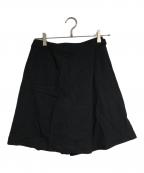 tricot COMME des GARCONSトリココムデギャルソン）の古着「ラップ風ハーフパンツ」｜ブラック