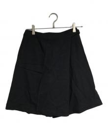 tricot COMME des GARCONS（トリココムデギャルソン）の古着「ラップ風ハーフパンツ」｜ブラック