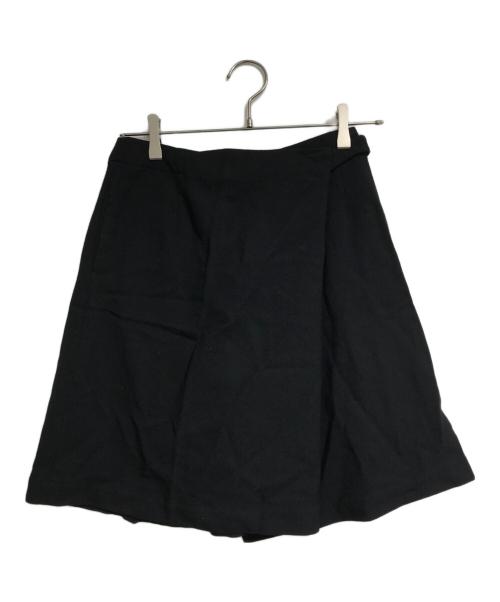 tricot COMME des GARCONS（トリココムデギャルソン）tricot COMME des GARCONS (トリココムデギャルソン) ラップ風ハーフパンツ ブラック サイズ:Sの古着・服飾アイテム