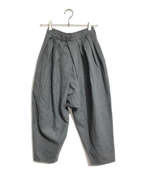 COMME des GARCONS（コムデギャルソン）COMME des GARCONS (コムデギャルソン) サルエルタックパンツ グレー サイズ:表記なしの古着・服飾アイテム