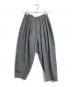 COMME des GARCONS (コムデギャルソン) サルエルタックパンツ グレー サイズ:表記なし：23000円