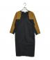 DRIES VAN NOTEN（ドリスヴァンノッテン）の古着「切替ワンピース」｜ブラック×ブラウン