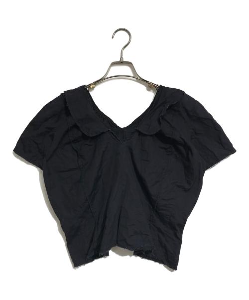 COMME des GARCONS（コムデギャルソン）COMME des GARCONS (コムデギャルソン) 丸襟ブラウス ブラック サイズ:Mの古着・服飾アイテム