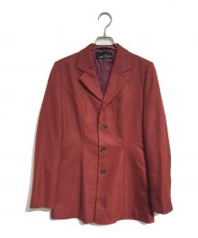 tricot COMME des GARCONS（トリココムデギャルソン）の古着「3Bテーラードジャケット」｜レッド
