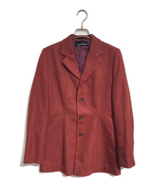 tricot COMME des GARCONS（トリココムデギャルソン）tricot COMME des GARCONS (トリココムデギャルソン) 3Bテーラードジャケット レッド サイズ:表記なしの古着・服飾アイテム