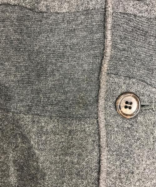 tricot COMME des GARCONS（トリココムデギャルソン）tricot COMME des GARCONS (トリココムデギャルソン) 切替ニットテーラード グレー サイズ:表記なしの古着・服飾アイテム