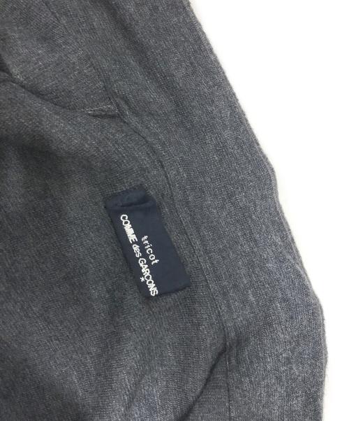 tricot COMME des GARCONS（トリココムデギャルソン）tricot COMME des GARCONS (トリココムデギャルソン) 切替ニットテーラード グレー サイズ:表記なしの古着・服飾アイテム