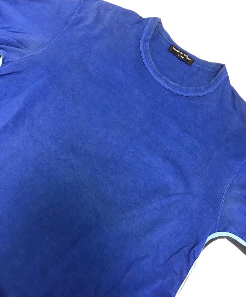 COMME des GARCONS HOMME（コムデギャルソン オム）COMME des GARCONS HOMME (コムデギャルソン オム) サイドラインロングスリーブカットソー ブルー サイズ:XSの古着・服飾アイテム