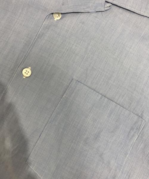COMME des GARCONS SHIRT（コムデギャルソンシャツ）COMME des GARCONS SHIRT (コムデギャルソンシャツ) 袖切替開襟シャツ ブルー サイズ:Sの古着・服飾アイテム