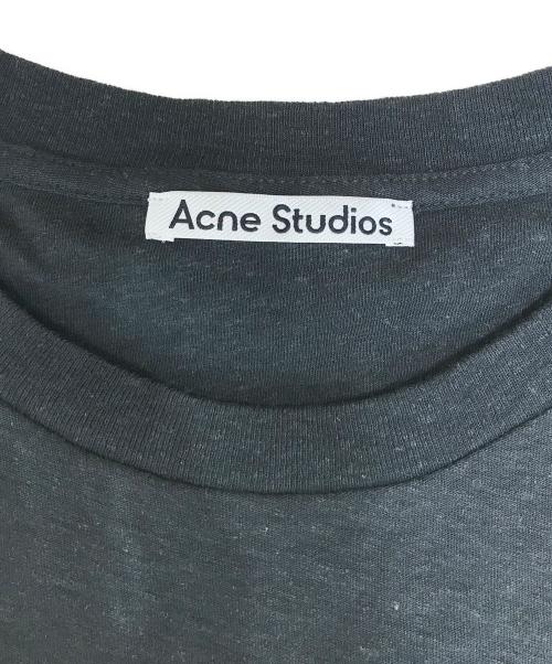 Acne studios（アクネ ストゥディオズ）Acne studios (アクネ ストゥディオズ) スプレーロゴTシャツ ブラック サイズ:Mの古着・服飾アイテム