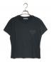 Acne studios（アクネ ストゥディオズ）の古着「スプレーロゴTシャツ」｜ブラック
