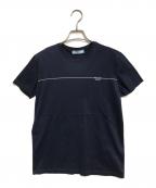 PRADAプラダ）の古着「ロゴTシャツ」｜ネイビー