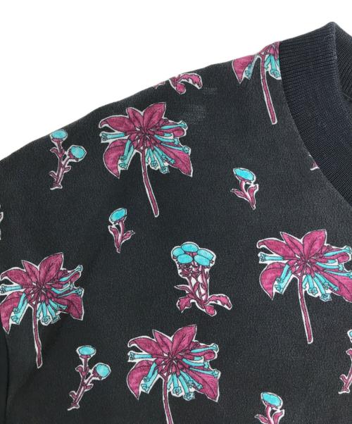 PRADA（プラダ）PRADA (プラダ) フローラルTシャツ ブラック サイズ:Mの古着・服飾アイテム