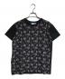 PRADA（プラダ）の古着「フローラルTシャツ」｜ブラック