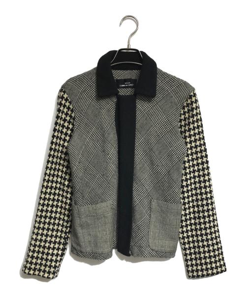 tricot COMME des GARCONS（トリココムデギャルソン）tricot COMME des GARCONS (トリココムデギャルソン) 切替ジャケット グレー サイズ:表記なしの古着・服飾アイテム