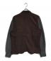 COMME des GARCONS SHIRT (コムデギャルソンシャツ) 切替開襟シャツ ブラウン×グレー サイズ:S：20000円