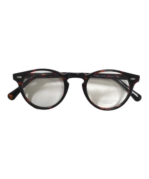 OLIVER PEOPLES（オリバーピープルズ）OLIVER PEOPLES (オリバーピープルズ) 眼鏡 ブラウン サイズ:47□23 150の古着・服飾アイテム