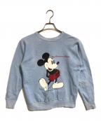 キャラクタースウェットキャラクタースウェット）の古着「Disney(ディズニー) キャラクタースウェット」｜ブルー