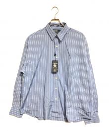 POLO RALPH LAUREN×THOMAS MASON（ポロ・ラルフローレン×トーマスメイソン）の古着「ストライプシャツ」｜ネイビー