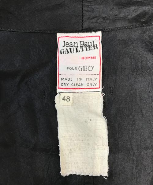 Jean Paul GAULTIER（ジャンポールゴルチェ）Jean Paul GAULTIER (ジャンポールゴルチェ) パッカブルサテンジャケット ブラック サイズ:48の古着・服飾アイテム