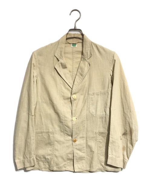 PHILA KEYSTONE（フィラ・キーストーン）PHILA KEYSTONE (フィラ・キーストーン) テーラードジャケット ベージュ サイズ:36の古着・服飾アイテム