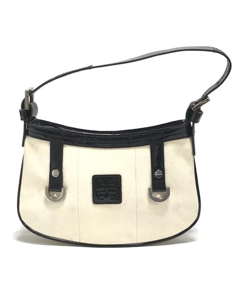 GIVENCHY（ジバンシィ）GIVENCHY (ジバンシィ) キャンバスワンショルダーバッグ ホワイトの古着・服飾アイテム