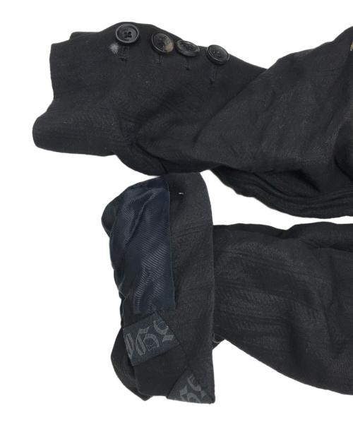 JOHN GALLIANO（ジョンガリアーノ）JOHN GALLIANO (ジョンガリアーノ) ペイント変形ジャケット ブラック サイズ:50の古着・服飾アイテム