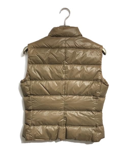 MONCLER（モンクレール）MONCLER (モンクレール) ダウンベスト ブラウン サイズ:2の古着・服飾アイテム