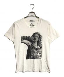 Hysteric Glamour（ヒステリックグラマー）の古着「フォトプリントTシャツ」｜ホワイト