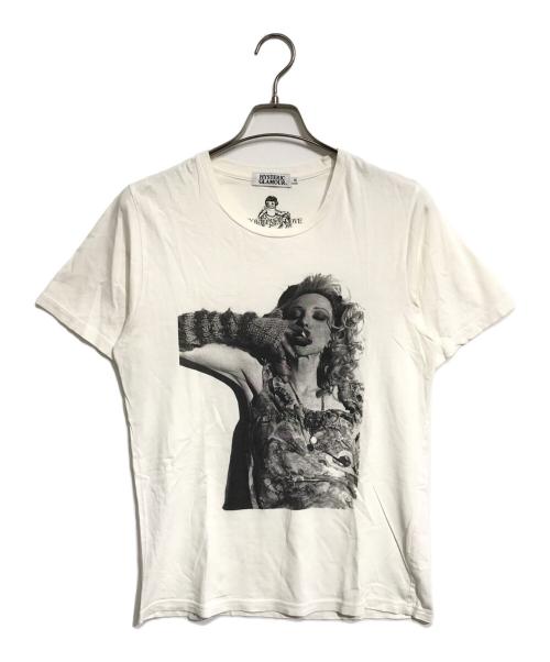 Hysteric Glamour（ヒステリックグラマー）Hysteric Glamour (ヒステリックグラマー) フォトプリントTシャツ ホワイト サイズ:Mの古着・服飾アイテム