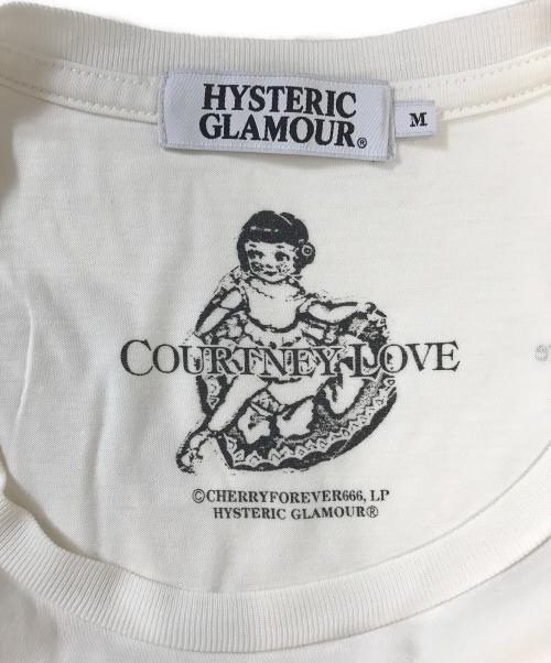 Hysteric Glamour（ヒステリックグラマー）Hysteric Glamour (ヒステリックグラマー) フォトプリントTシャツ ホワイト サイズ:Mの古着・服飾アイテム