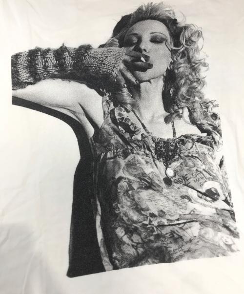 Hysteric Glamour（ヒステリックグラマー）Hysteric Glamour (ヒステリックグラマー) フォトプリントTシャツ ホワイト サイズ:Mの古着・服飾アイテム