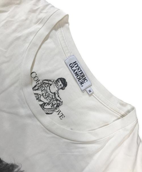 Hysteric Glamour（ヒステリックグラマー）Hysteric Glamour (ヒステリックグラマー) フォトプリントTシャツ ホワイト サイズ:Mの古着・服飾アイテム