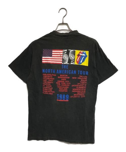 バンドTシャツ（バンドTシャツ）バンドTシャツ (バンドTシャツ) 80s THE ROLLING STONES(ローリングストーンズ) バンドTシャツ ブラック サイズ:表記なしの古着・服飾アイテム