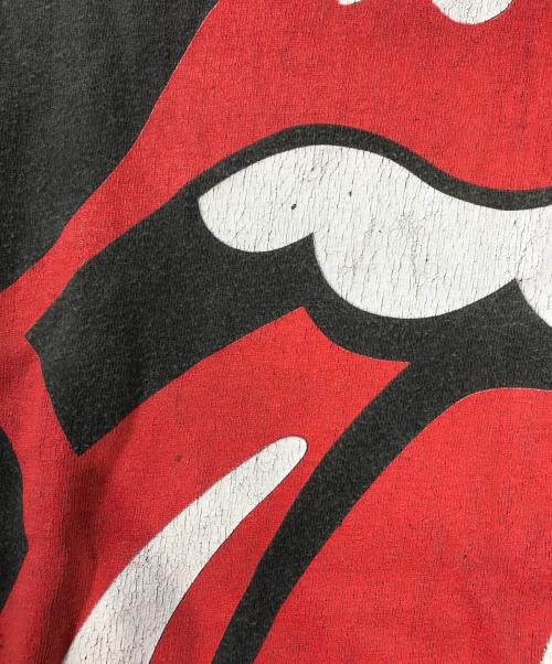 バンドTシャツ（バンドTシャツ）バンドTシャツ (バンドTシャツ) 80s THE ROLLING STONES(ローリングストーンズ) バンドTシャツ ブラック サイズ:表記なしの古着・服飾アイテム