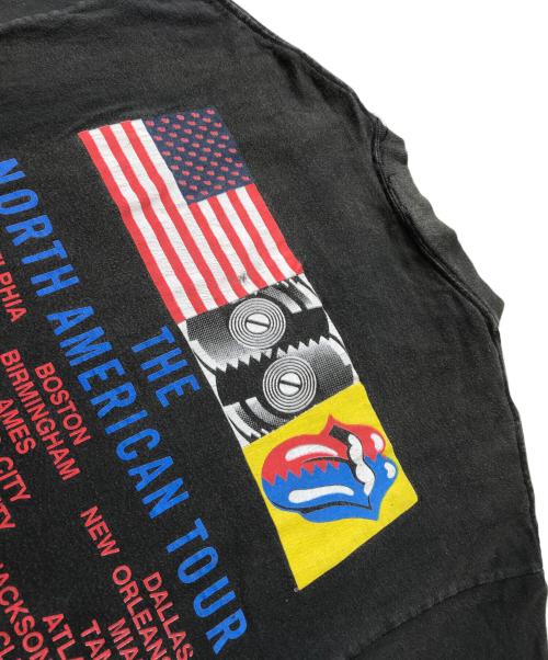 バンドTシャツ（バンドTシャツ）バンドTシャツ (バンドTシャツ) 80s THE ROLLING STONES(ローリングストーンズ) バンドTシャツ ブラック サイズ:表記なしの古着・服飾アイテム