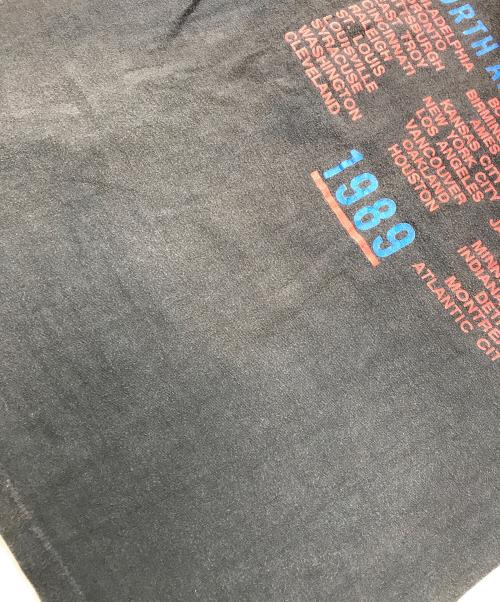 バンドTシャツ（バンドTシャツ）バンドTシャツ (バンドTシャツ) 80s THE ROLLING STONES(ローリングストーンズ) バンドTシャツ ブラック サイズ:表記なしの古着・服飾アイテム