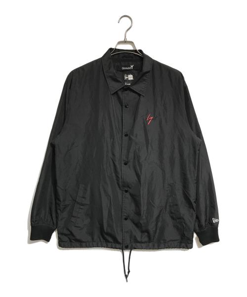 GROUND Y（グラウンドワイ）GROUND Y (グラウンドワイ) New Era (ニューエラ) コーチジャケット ブラック サイズ:XLの古着・服飾アイテム