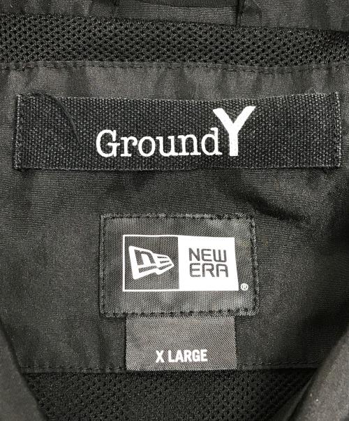 GROUND Y（グラウンドワイ）GROUND Y (グラウンドワイ) New Era (ニューエラ) コーチジャケット ブラック サイズ:XLの古着・服飾アイテム