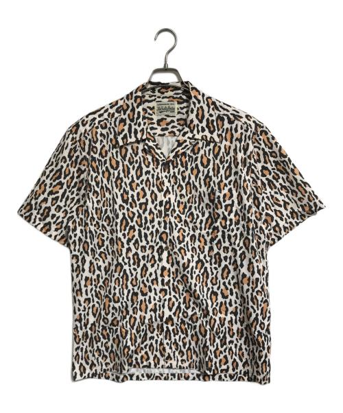 WACKO MARIA（ワコマリア）WACKO MARIA (ワコマリア) レオパードレーヨンシャツ ベージュ サイズ:Lの古着・服飾アイテム