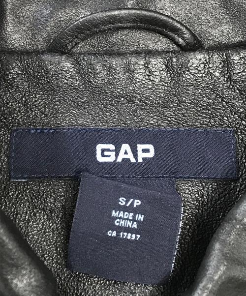 GAP（ギャップ）GAP (ギャップ) レザージャケット ブラック サイズ:Sの古着・服飾アイテム