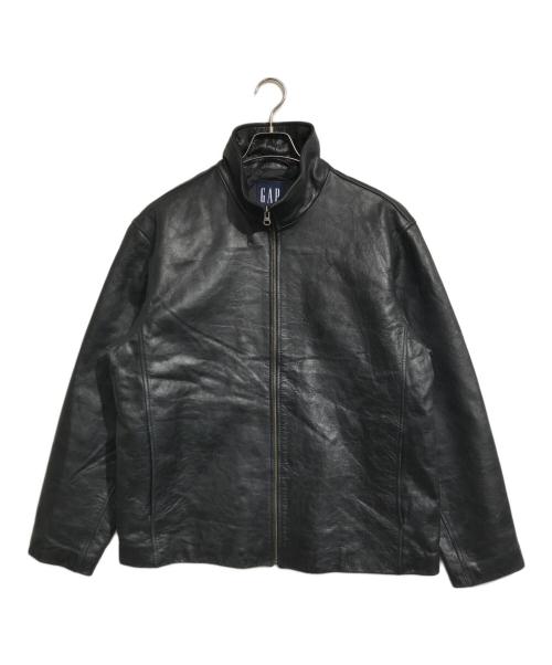 GAP（ギャップ）GAP (ギャップ) レザージャケット ブラック サイズ:Lの古着・服飾アイテム