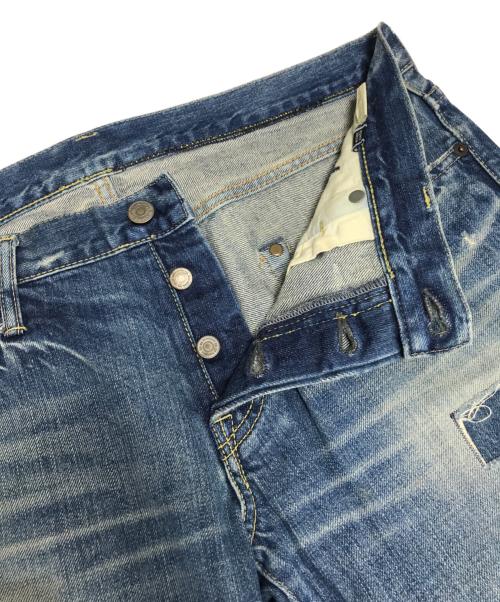 Hysteric Glamour（ヒステリックグラマー）Hysteric Glamour (ヒステリックグラマー) 小窓スタッズデニムパンツ インディゴ サイズ:34の古着・服飾アイテム