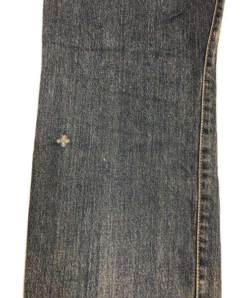 Hysteric Glamour（ヒステリックグラマー）Hysteric Glamour (ヒステリックグラマー) 小窓スタッズデニムパンツ インディゴ サイズ:34の古着・服飾アイテム
