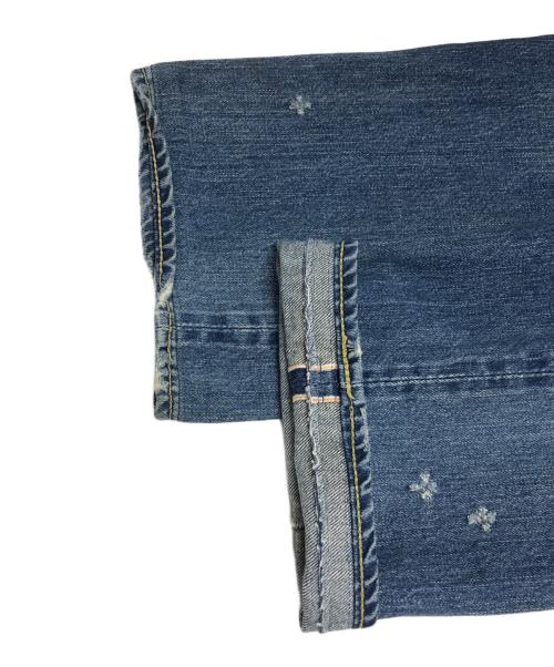 Hysteric Glamour（ヒステリックグラマー）Hysteric Glamour (ヒステリックグラマー) 小窓スタッズデニムパンツ インディゴ サイズ:34の古着・服飾アイテム