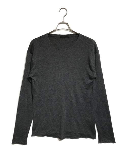 Y's（ワイズ）Y's (ワイズ) シルクカシミヤニット グレー サイズ:2の古着・服飾アイテム